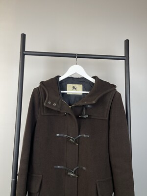 Burberry London Brown Womens Duffle Coat size US 12 / UK 14 | eBay