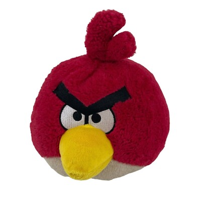 Common Wealth Angry Birds Red Bird 10  Plush Stuffed Animal Toy