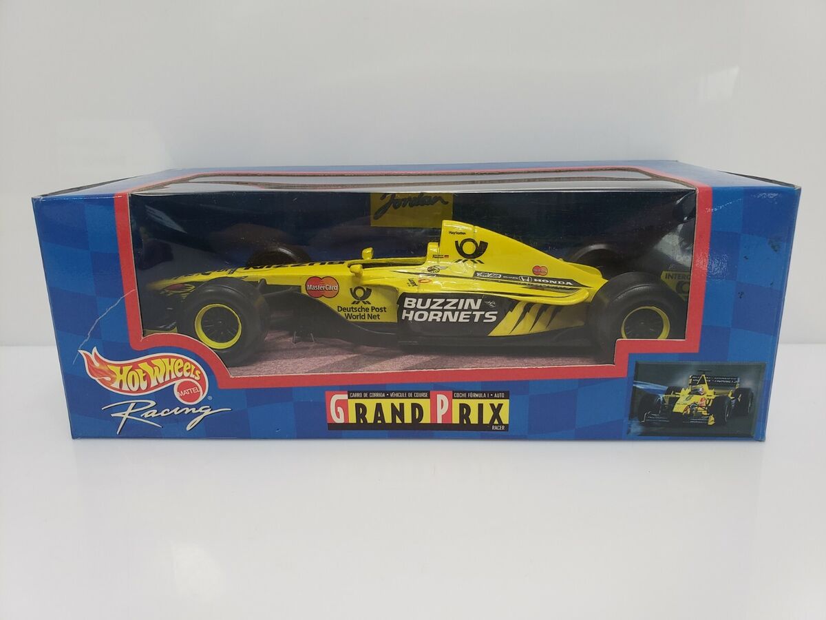 Hot Wheels Racing Mugen Honda Jordan Racing #5 F1 Car Yellow Hot Wheels Racing Mugen Honda Jordan Racing #5 F1 Car Yellow