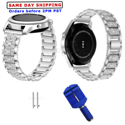 Crystal Diamond Bracelet Watch Band f Samsung Galaxy Watch 46mm/Samsung Gear S3