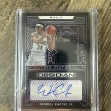 2021-22 Obsidian Matrix Material Autos Elec Etch Purple Wendell Carter Jr./49