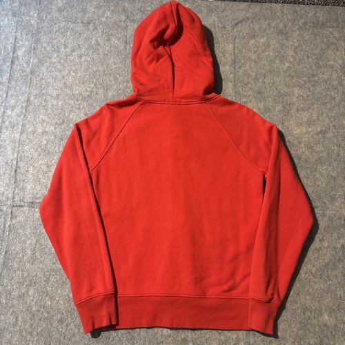 Gap Felpa con Cappuccio Donna Media Ricamata Spellout Full Zip Rossa Maniche Lunghe Tasche - Foto 6 di 6