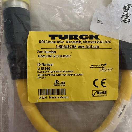 TURCK CSSM CXM 12-12-0.3/S817 / CSSMCXM121203S817 adattatore 0,3 metri - Foto 2 di 3