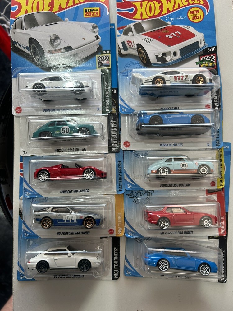 hot wheels porsche lot 10