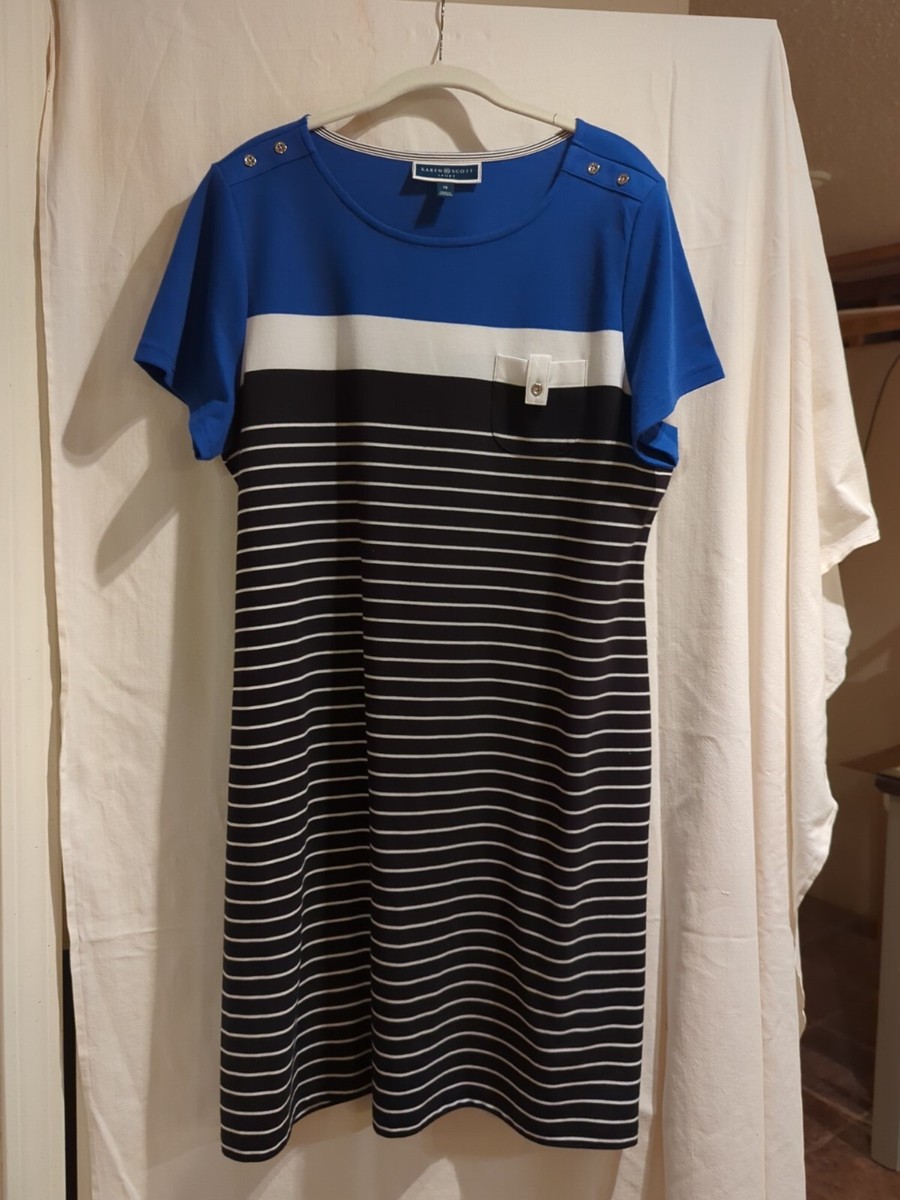 Knit Dress Karen Scott Dresses Plus Size Karen Scott Womens Cotton