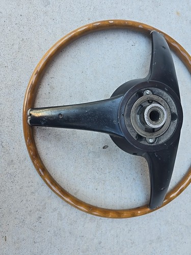 Bmw Vintage Genuine Wood Steering Wheel E3 E9 E10 Csi 2002 1802 3.0 Cs - Picture 20 of 24