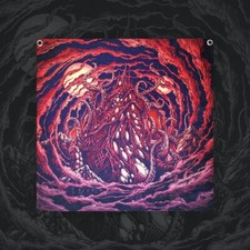 Blut Aus Nord ltd edition Undreamable Abysses flag, 75cm × 75cm, Debemur Morti