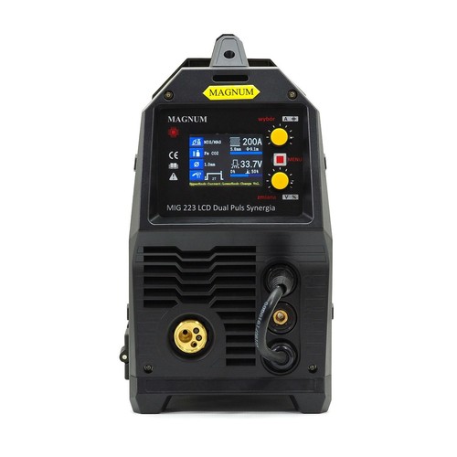 Magnum® MIG/MAG LCD 3in1 Synergy DUAL PULSE Inverter Welder 200A Aluminium INOX - Picture 3 of 9