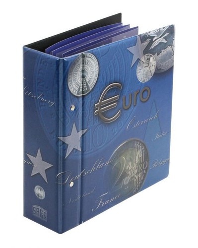 LARIUS Portamonete In Foglio 5 Pezzi Con 48 Scomparti Per Monete Commemorative - Ideale Per 2 Euro, Fino A 26mm Di Diametro - 2