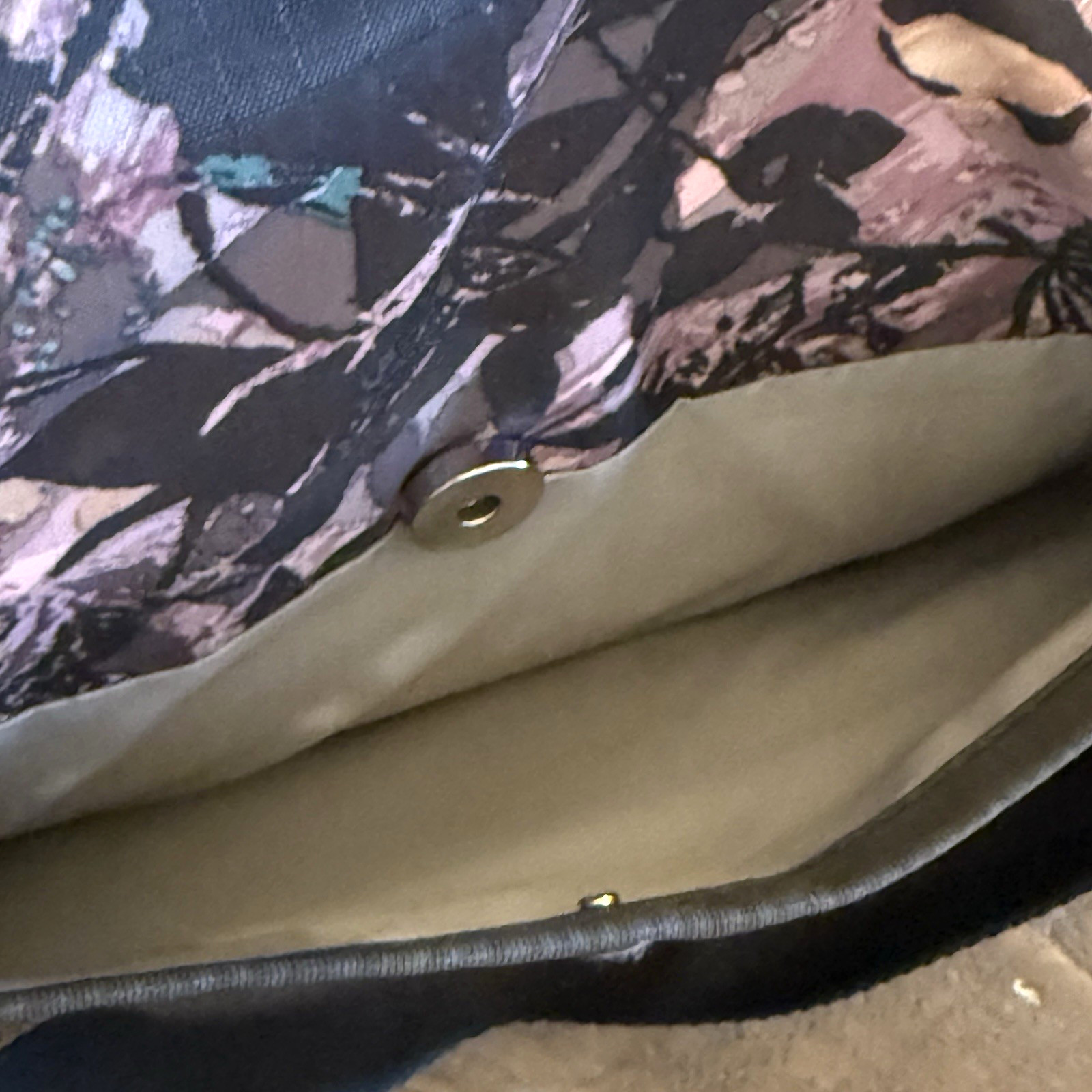 LeSportsac Duffle Bag Pink Black Floral Large Weekender Overnight Travel Tote