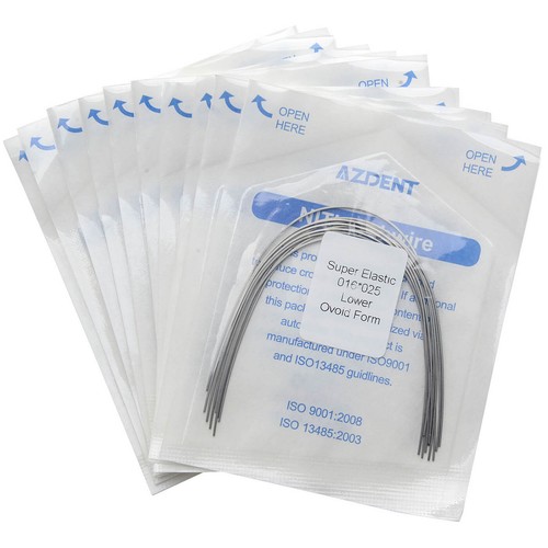 Dental Orthodontic Arch Wire Wires Oval Form Stainless Steel Round/Rectangular - Photo 114/208