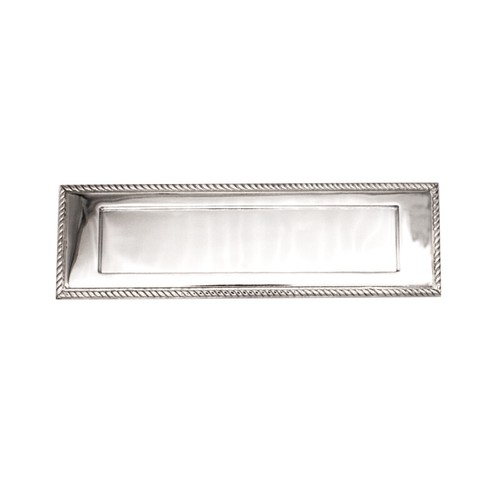Heavy Sprung Solid Brass Georgian 10"x3" Letter Box Postal Plates Cover 3 Finish - Picture 5 of 8