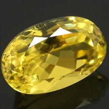 Natural 7.60 Ct Certified Tanzania Yellow Tanzanite 14x9 MM Oval Unheated Gems