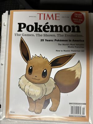 Pokemon Time Magazine Special Edition Set Of 9 With Pokemon