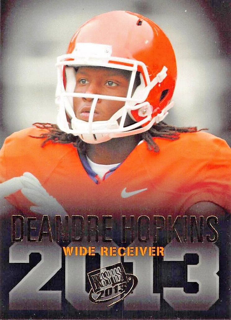 2013 Press Pass Football DeAndre Hopkins Gold RC #18 NM/MT CLEMSON TIGERS