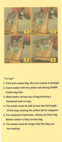 SEAL STIC! NEW! Bag Sealer Sticks 10 Food Saver Sticks Clips 3 Sizes Free Ship! - Picture 11 of 18