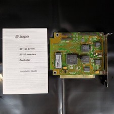 Vintage 1989 Seagate ST11M/11R V1.7 Disk Drive Controller ISA Card