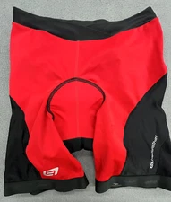Bellwether Cycling Shorts XS Men Women Unisex Black Red Padded Stretch Biking