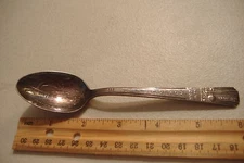 ~1939 THEME BUILDING NEW YORK WORLD'S FAIR~AVIATION BUILDING~WM ROGERS TEASPOON~