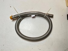 60" x 1" Flexible Braided Stainless Steel Hose