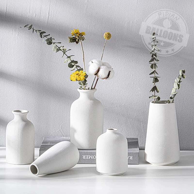 European Modern Creative Home Ceramic Vase Decoration Flower Arrangement Dry Flo