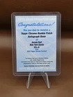 2025 Topps Chrome Jaxson Dart Rookie Patch Autograph Redemption Giants