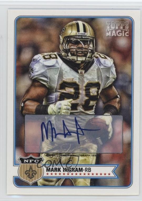 2012 Topps Magic Auto Mark Ingram #86 Auto 0l2q