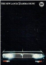 LANCIA GAMMA SERIES 2 2500 ie GT COUPE 1980- ORIGINAL FACTORY UK SALES BROCHURE