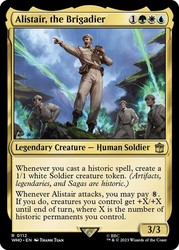 Alistair, the Brigadier #112 Universes Beyond: Doctor Who