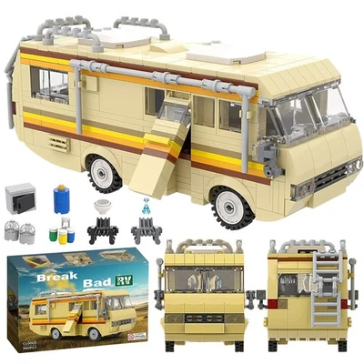 UNBEKANNT Breaking Bad Wohnwagen RV MOC Klemmbaustein Bausatz für Heisenberg Jesse Fans