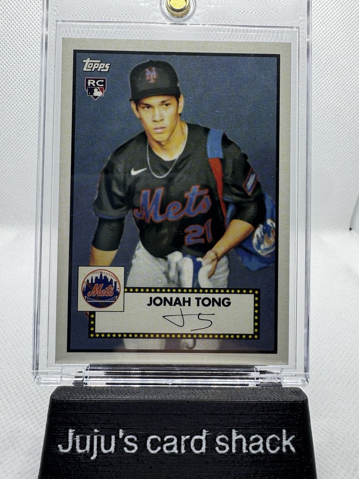 2026 Topps Series 1 SSP 1952 Variation Jonah Tong RC #4 New York Mets