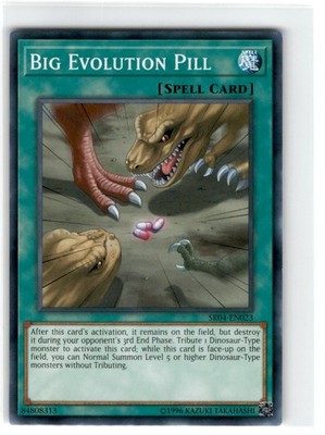 Yu-Gi-Oh! Big Evolution Pill Unlimited SR04-EN023 Lightly Played Common