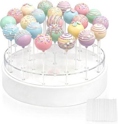 CHRI Cake Pop Ständer 22 Löcher Lollipop Halter mit 100 cake pop stiele