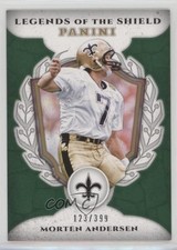 2017 Panini Legends of the Green 123/399 Morten Andersen #LS-MA HOF Shield 1u6