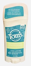 Tom's of Maine Natural Deodorant 2.25 oz ea Refreshing Lemongrass New Look