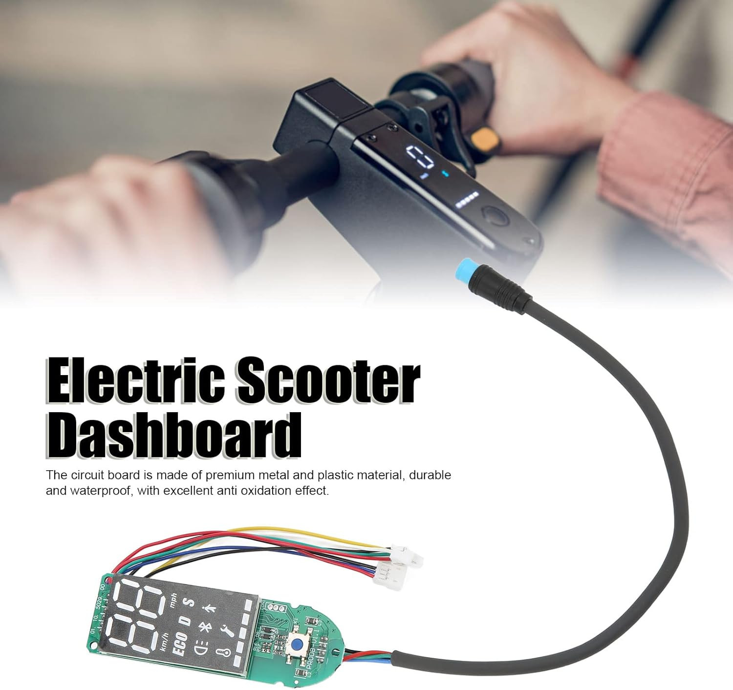 Cruscotto Bluetooth per Scooter Elettrico per Ninebot Max G30 Circuito Monopatti foto 2