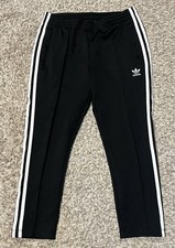 Adidas Originals Superstar Trefoil Track Pants Woman  s S Black Sweatpants MINT