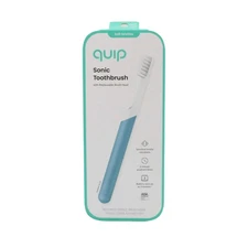 quip Sonic Battery Operated Toothbrush in White / Blue - Imperfect Box