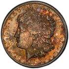 🔥1882-S Morgan Dollar $1 PCGS MS64 MONSTER TONED RED AND PURPLE - L👀KS PL!! 🔥