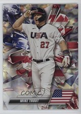 2023 Topps World Baseball Classic International Gems Mike Trout #IG-1 10pz