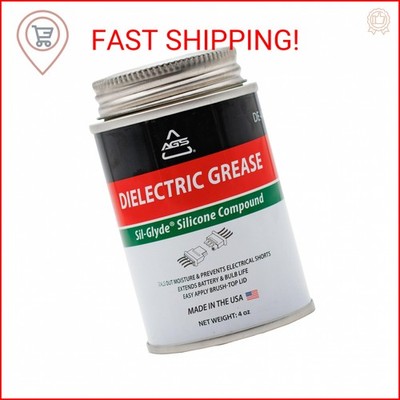AGS Dielectric Grease for Electrical Connectors   4oz Silicone Grease for Spark