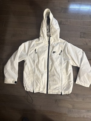 Vintage Iets frans Men s White Jacket Medium Full Zip
