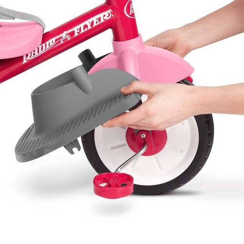 4-in-1 Stroll N Trike Infant Toddler Tricycle W/ Activity Tray 3-Point Harness - Picture 16 of 23