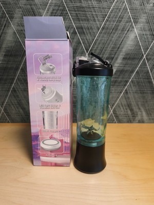Smoothie Maker to Go, 530ml Tragbarer Mixer, Portable Blender Mini Mixer Schwarz