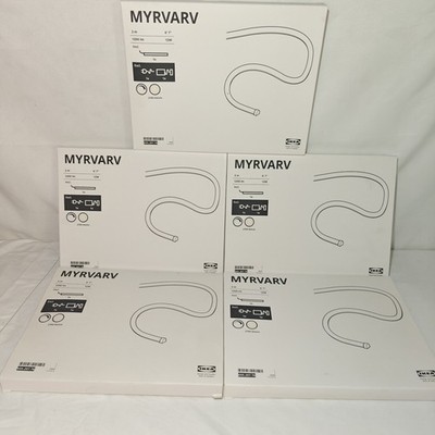 Lot of 5 IKEA MYRVARV LED Light Strip 2 m 1200 lm 2700K Warm White 12W Plug-In