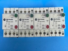 Allen Bradley 140-MN-0400 Manual Motor Starter 2.5-4.0A w/ Aux Contact Lot of 4 