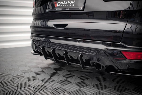 Heckansatz Diffusor Passend FüR Ford Escape St-Line Mk3 Schwarz Matt-image