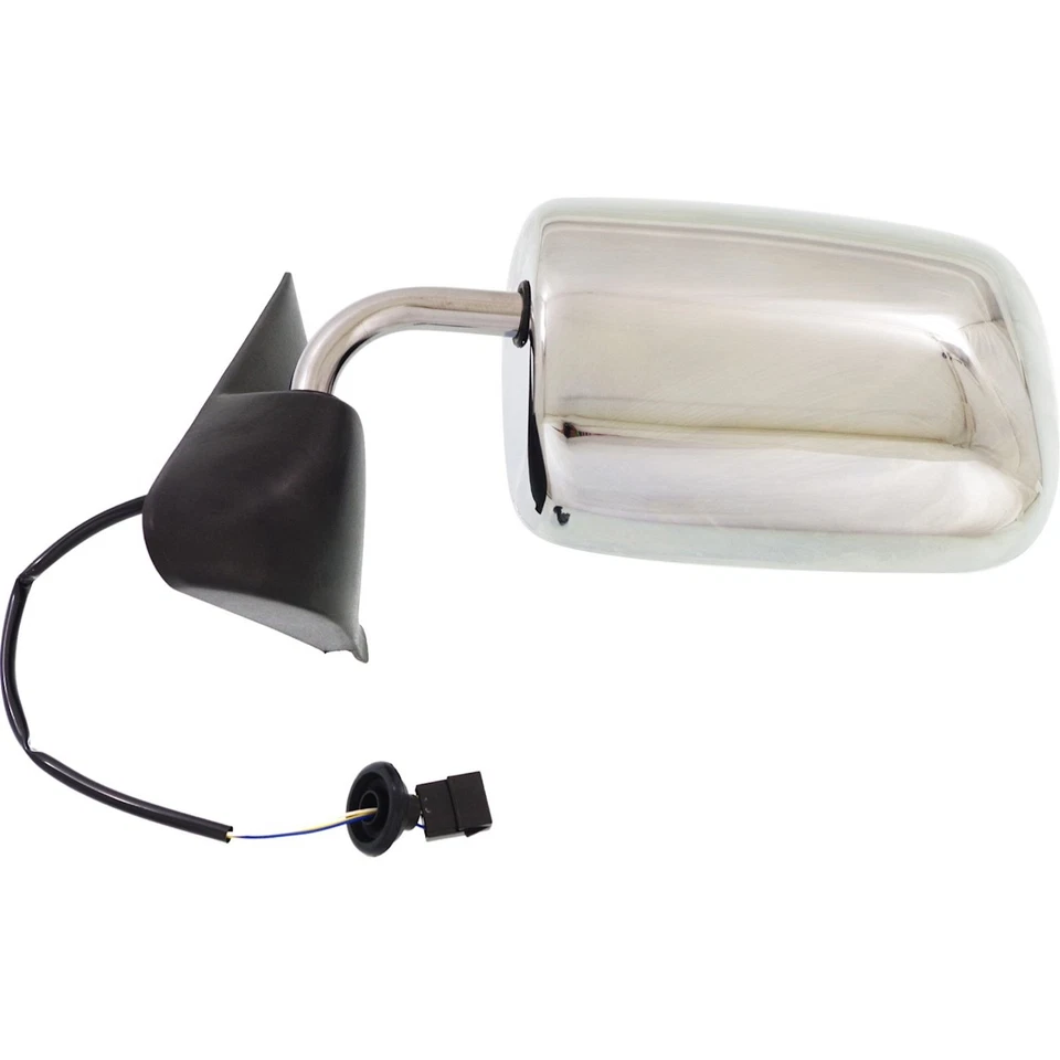 Power Mirror For 1994-1997 Dodge Ram 1500 Chrome Manual Folding Set Of 2 - Image 2 of 4