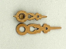 NOS Cuckoo Clock Parts - Wood Hands, Minute Hand 1 7/16" (CH92-0943)
