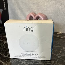 Ring Glass Break Sensor Z-Wave White Real-Tim...